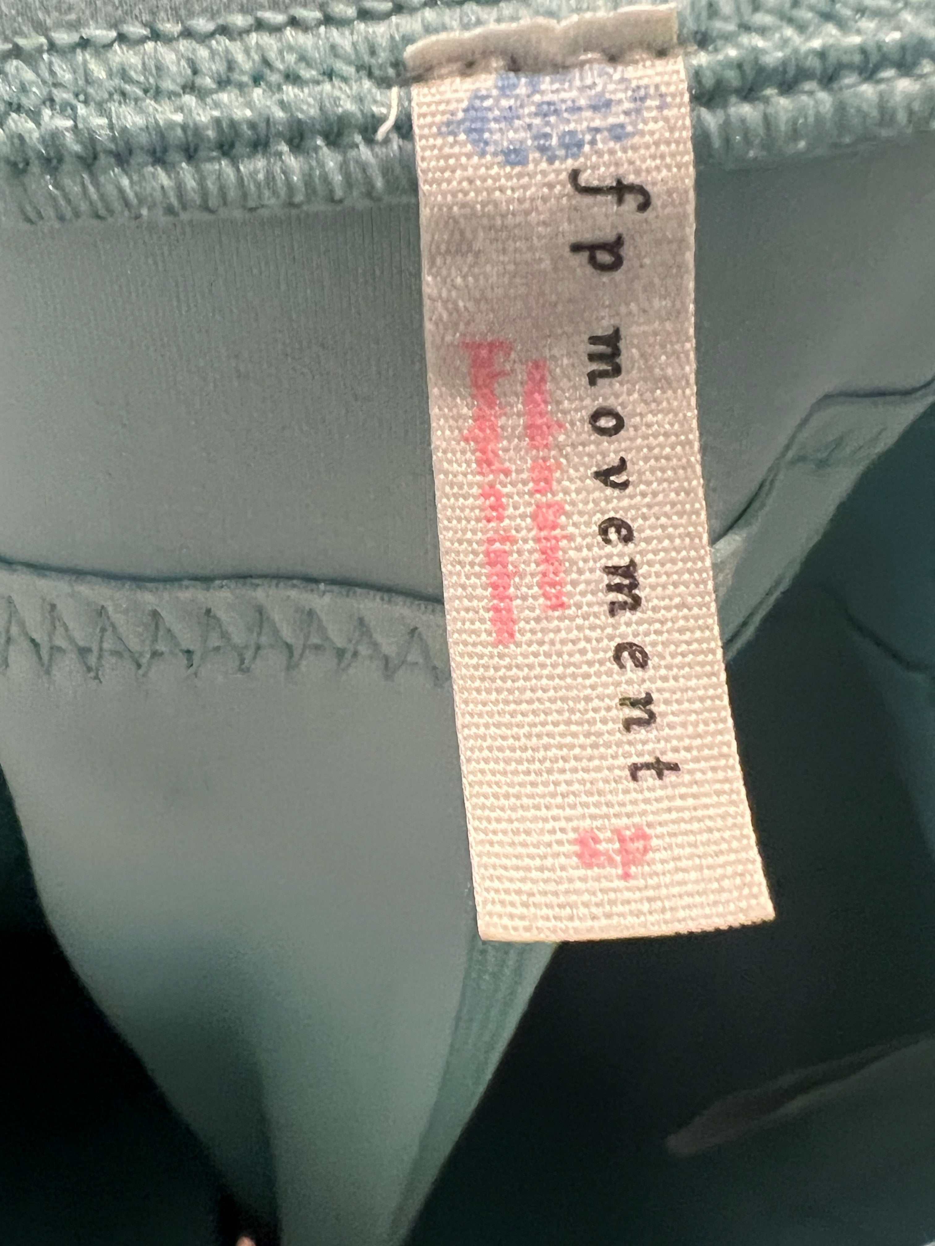 FP Movement High-Rise Ankle Yoga Leggings Mint Green, Size S