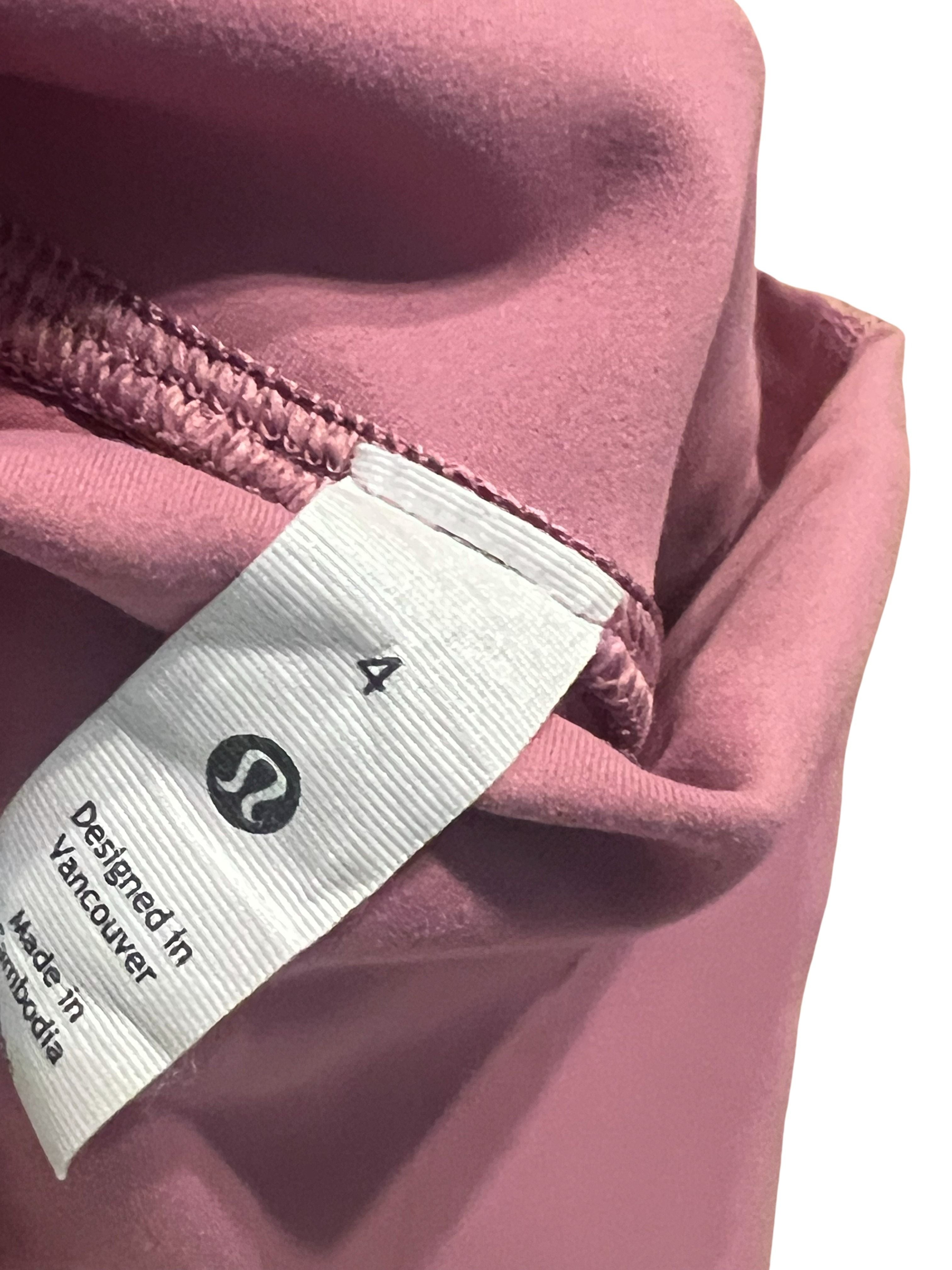 Lululemon Women's Leggings - Mauve Pink, Size 4