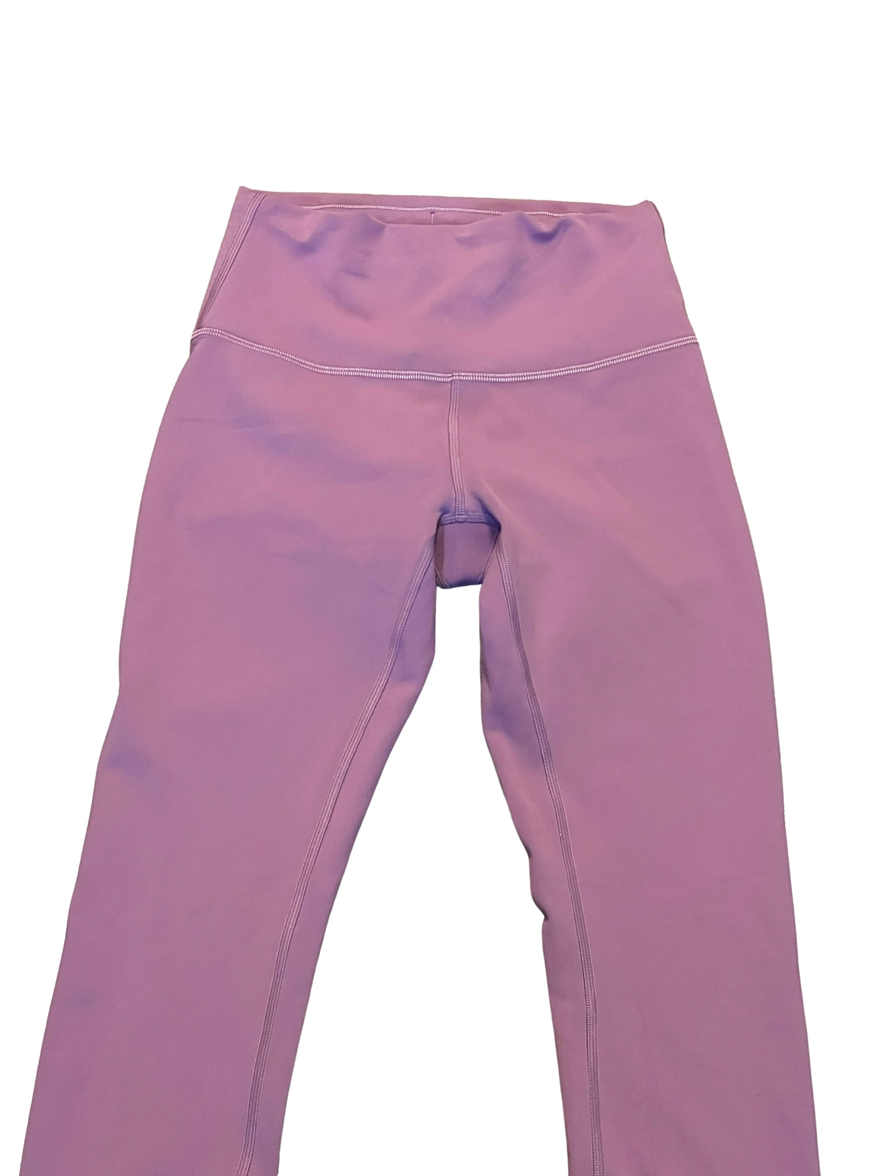 Lululemon Women's Leggings - Mauve Pink, Size 4