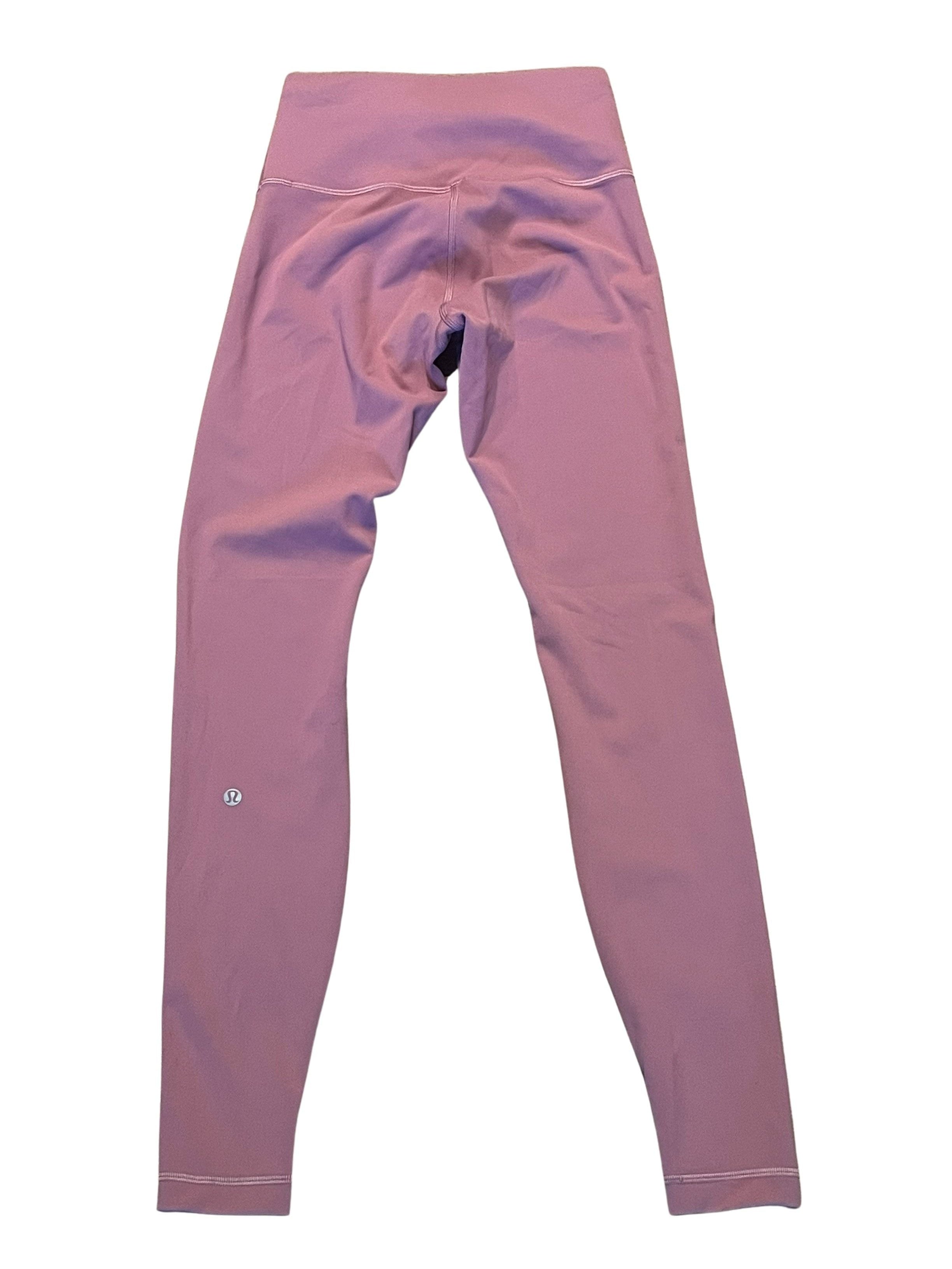 Lululemon Women's Leggings - Mauve Pink, Size 4