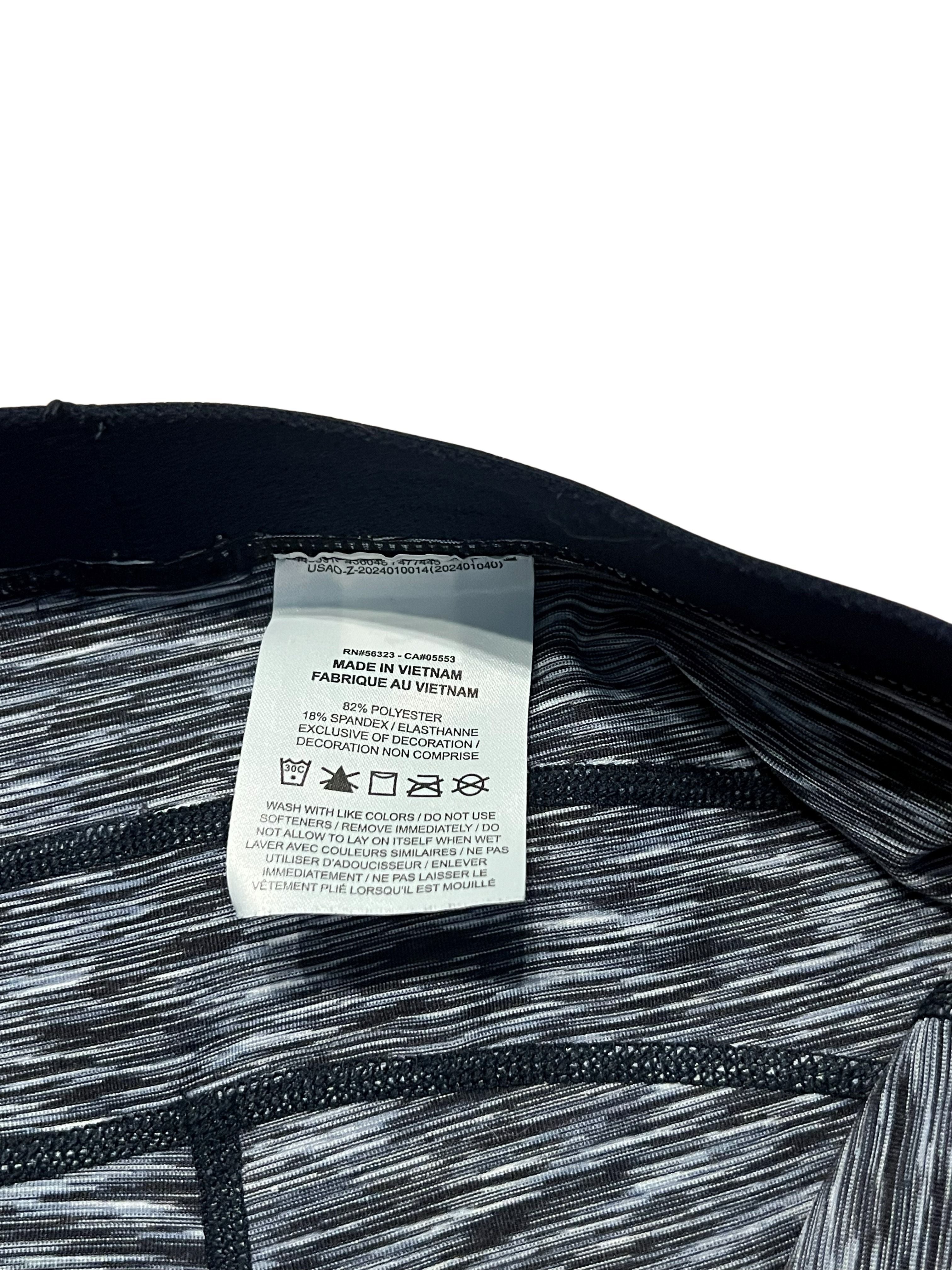 Nike Pro Compression Shorts Black White Space Dye Print