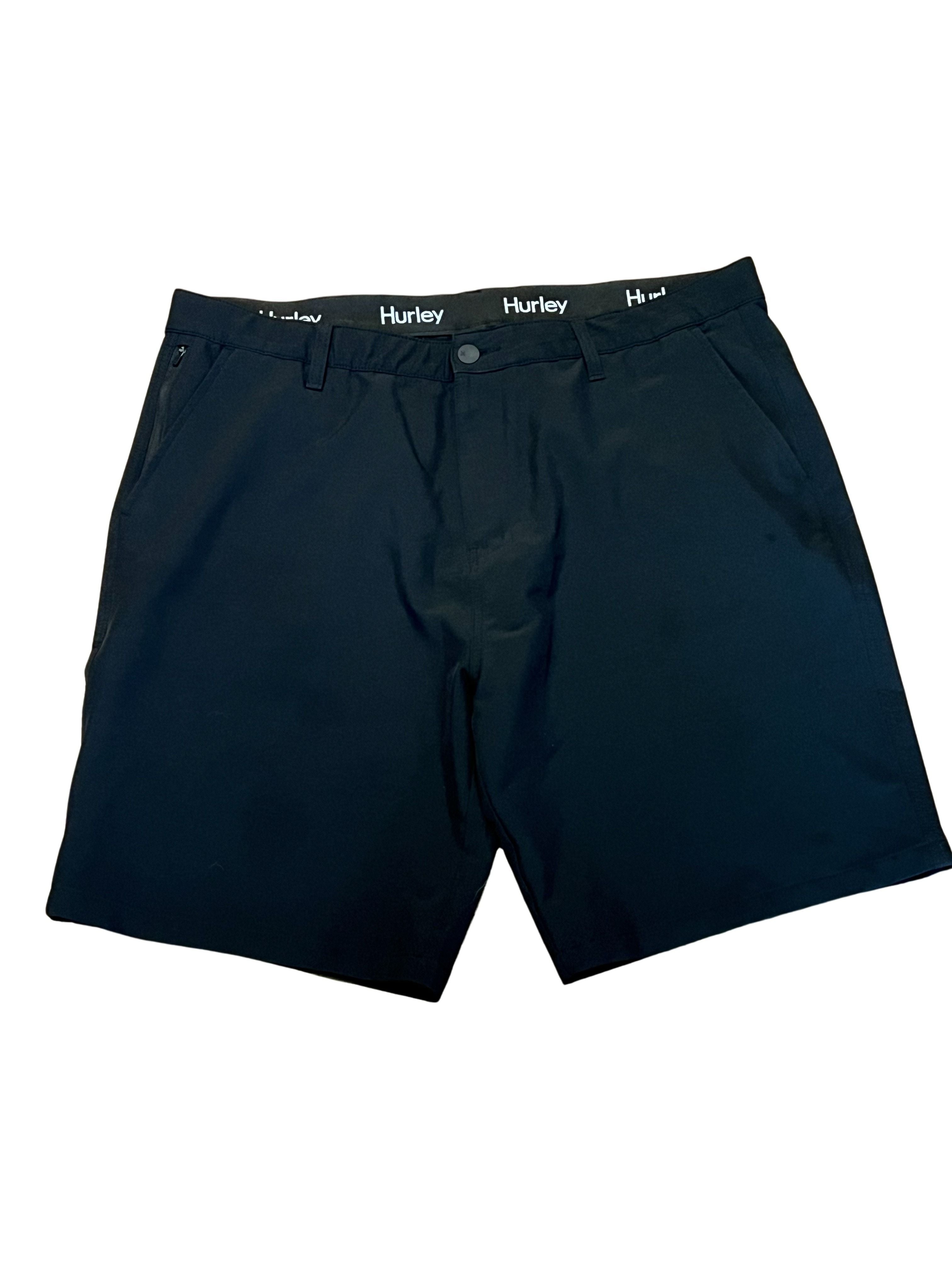 Hurley Men's Black Hybrid Walk Shorts Size 40
