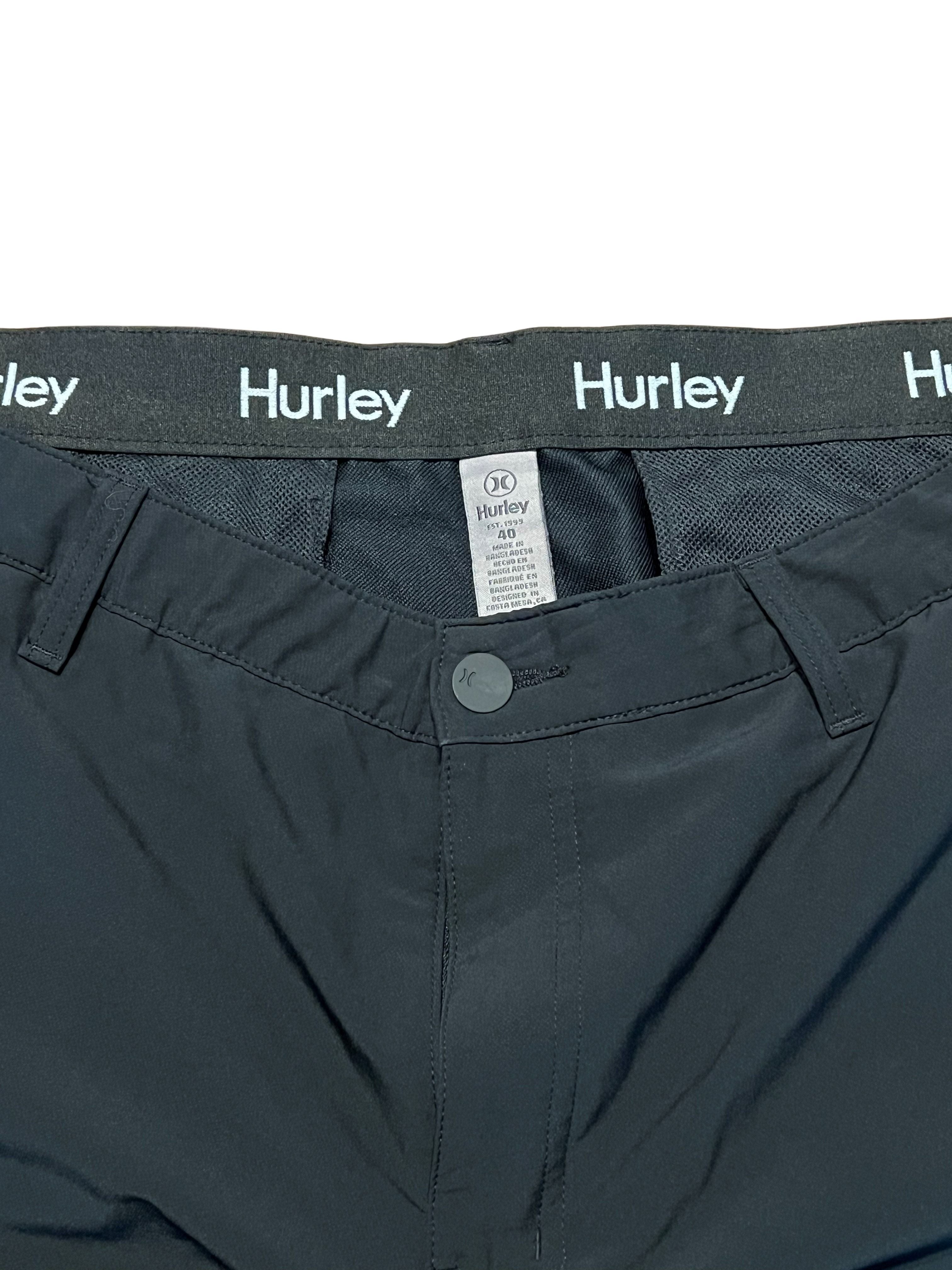 Hurley Men's Black Hybrid Walk Shorts Size 40