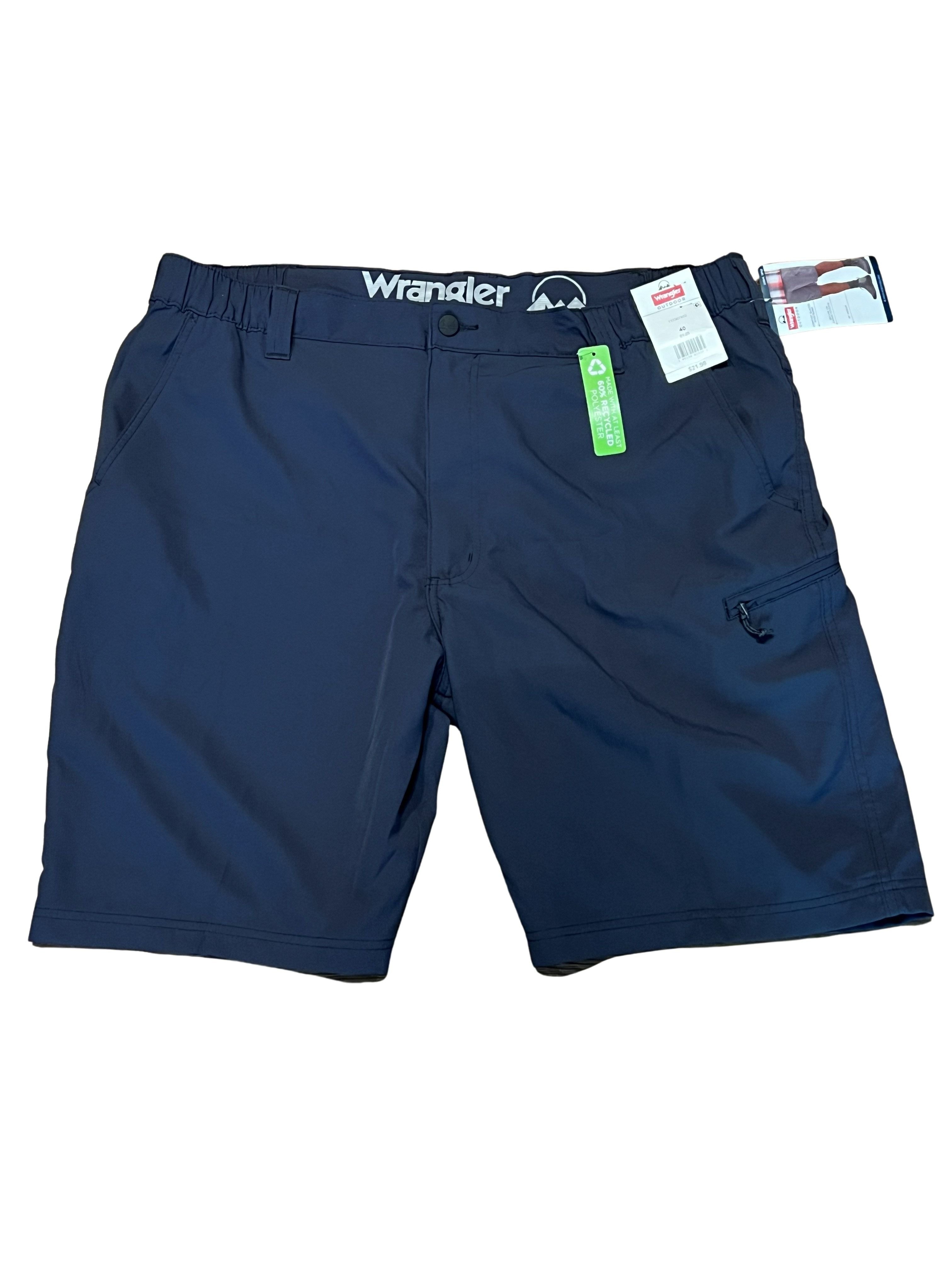 Wrangler Outdoor Men's Navy Cargo Shorts Size 40 NWT