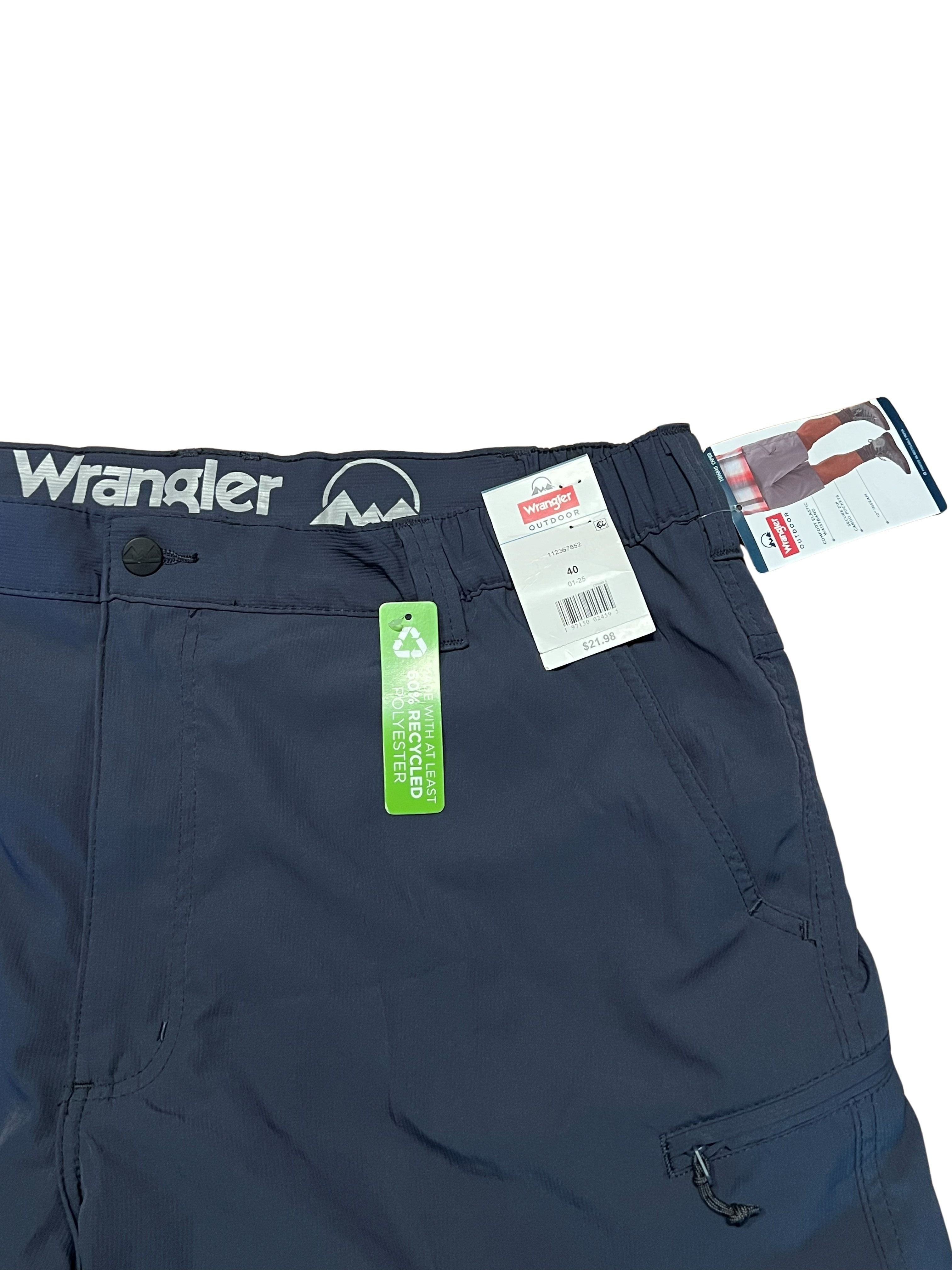 Wrangler Outdoor Men's Navy Cargo Shorts Size 40 NWT