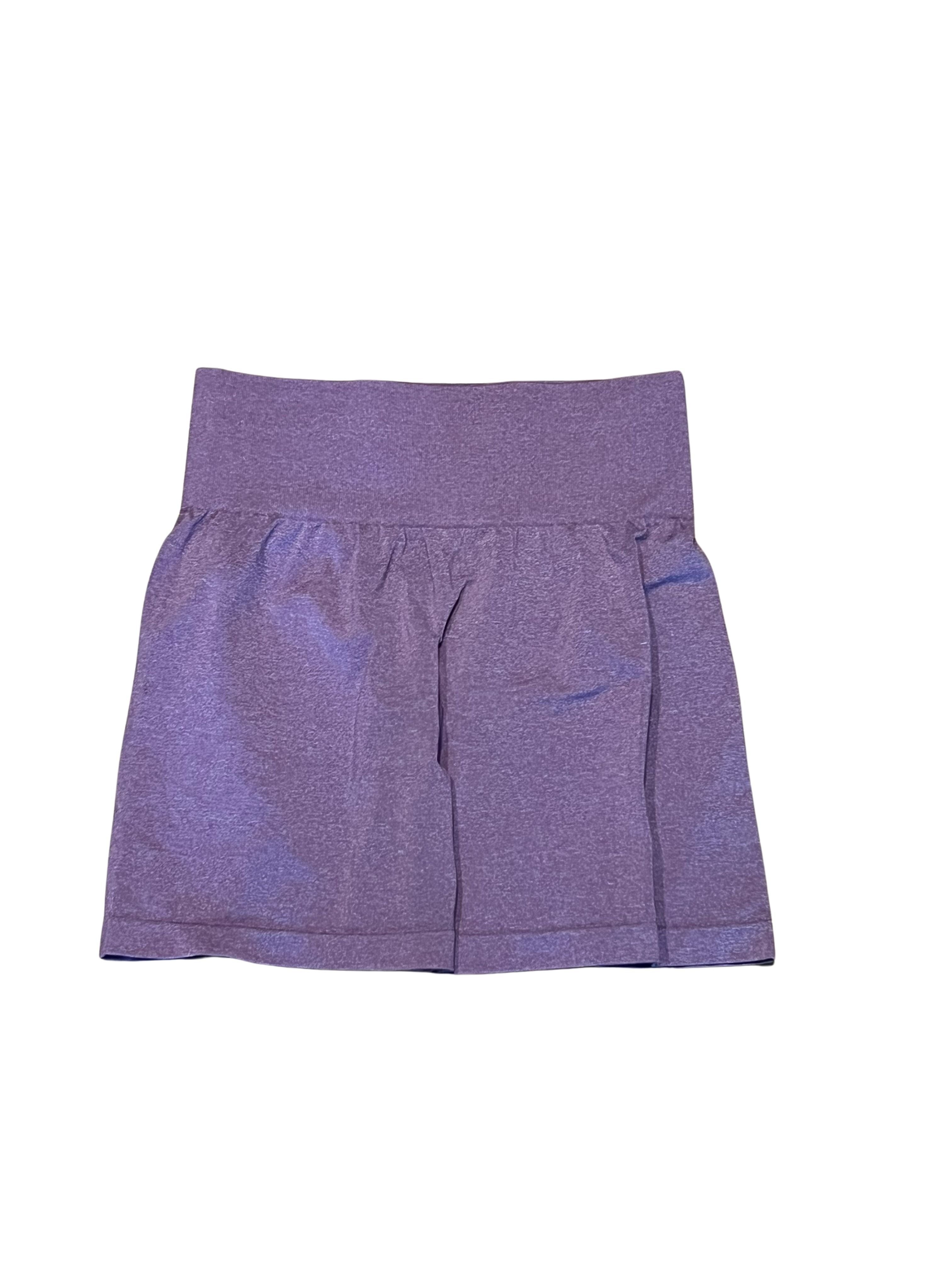 NVGTN Purple High-Waist Biker Shorts Size S