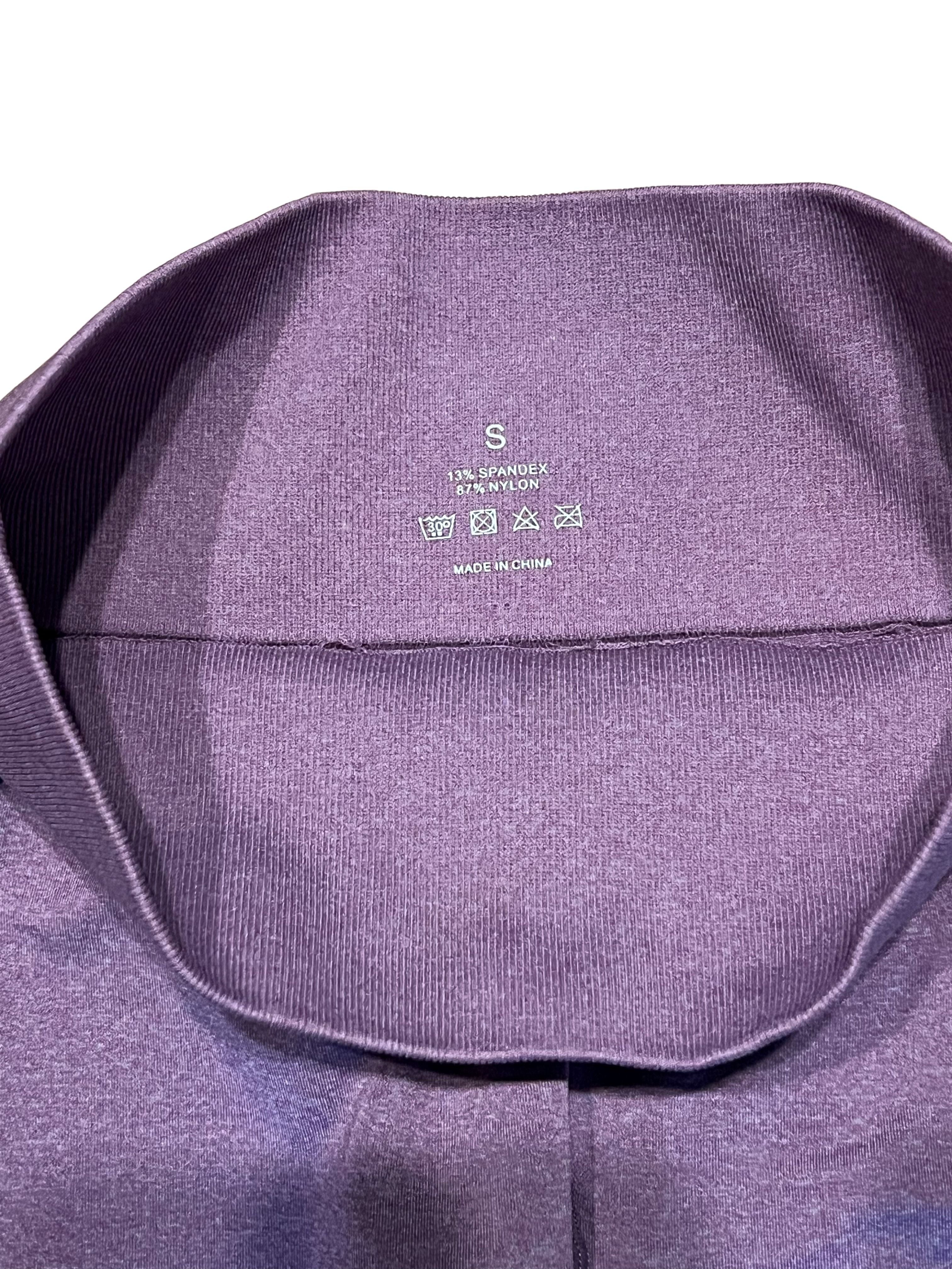 NVGTN Purple High-Waist Biker Shorts Size S