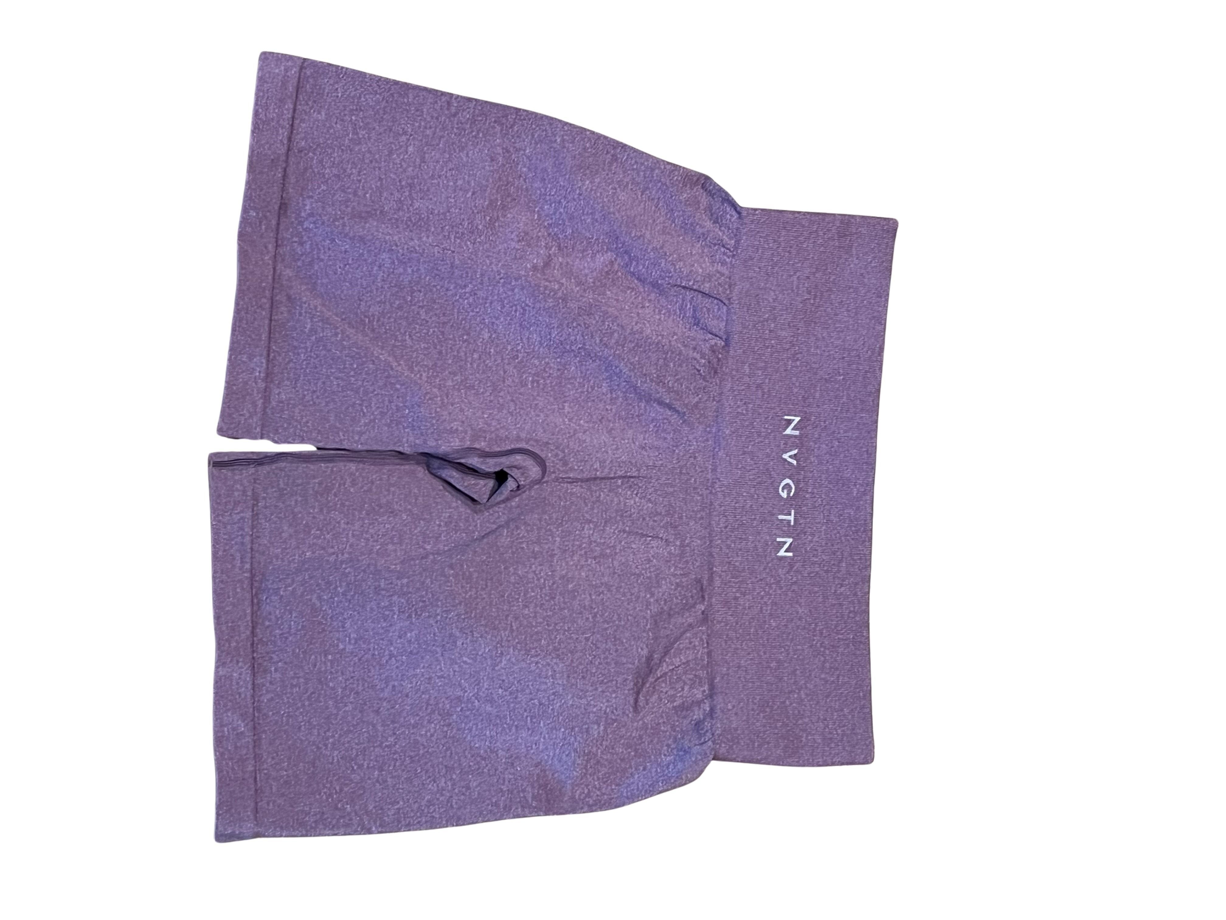 NVGTN Purple High-Waist Biker Shorts Size S