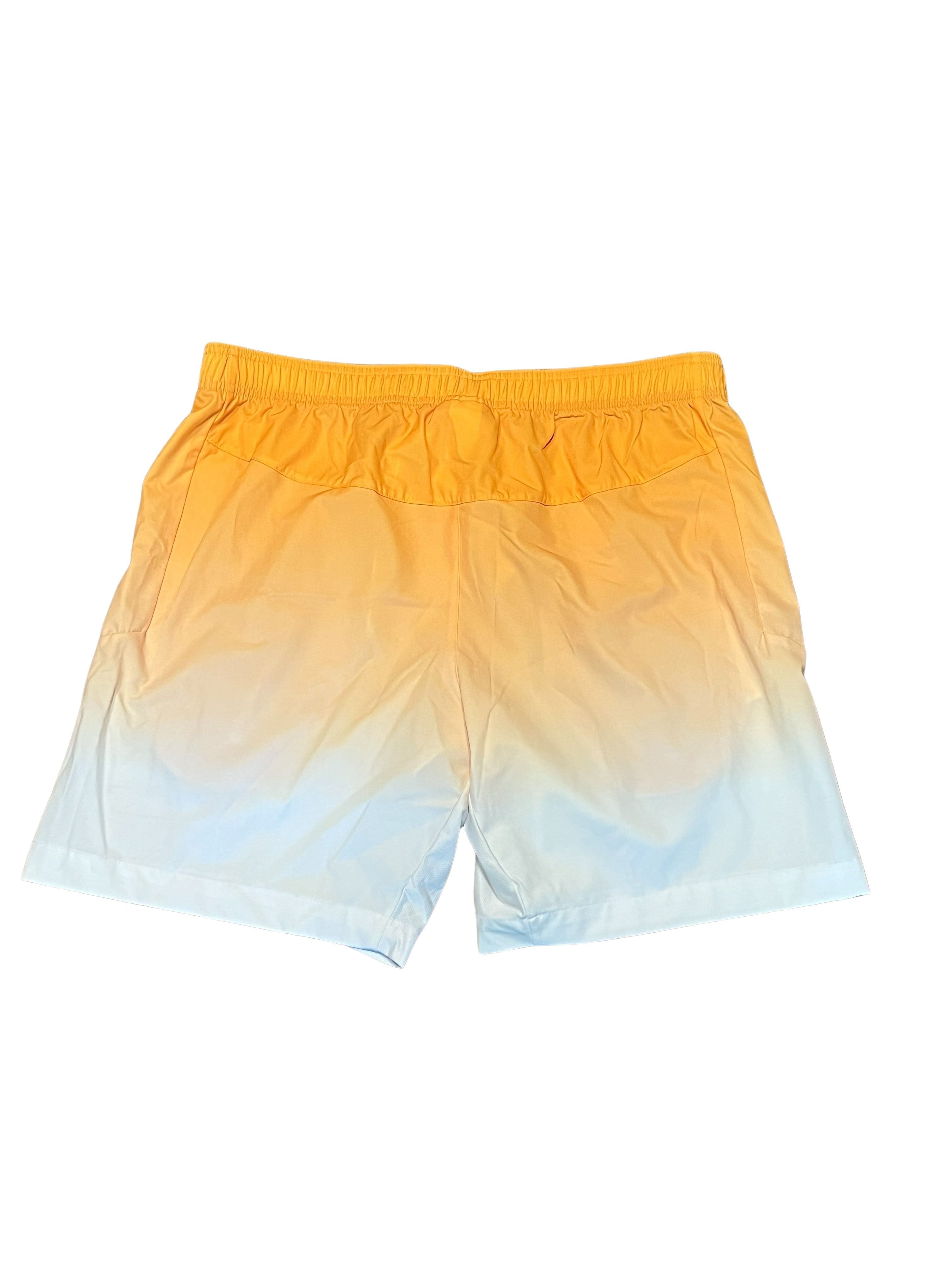 Gunn Athletic Men's XL Orange & White Shorts with Drawstring