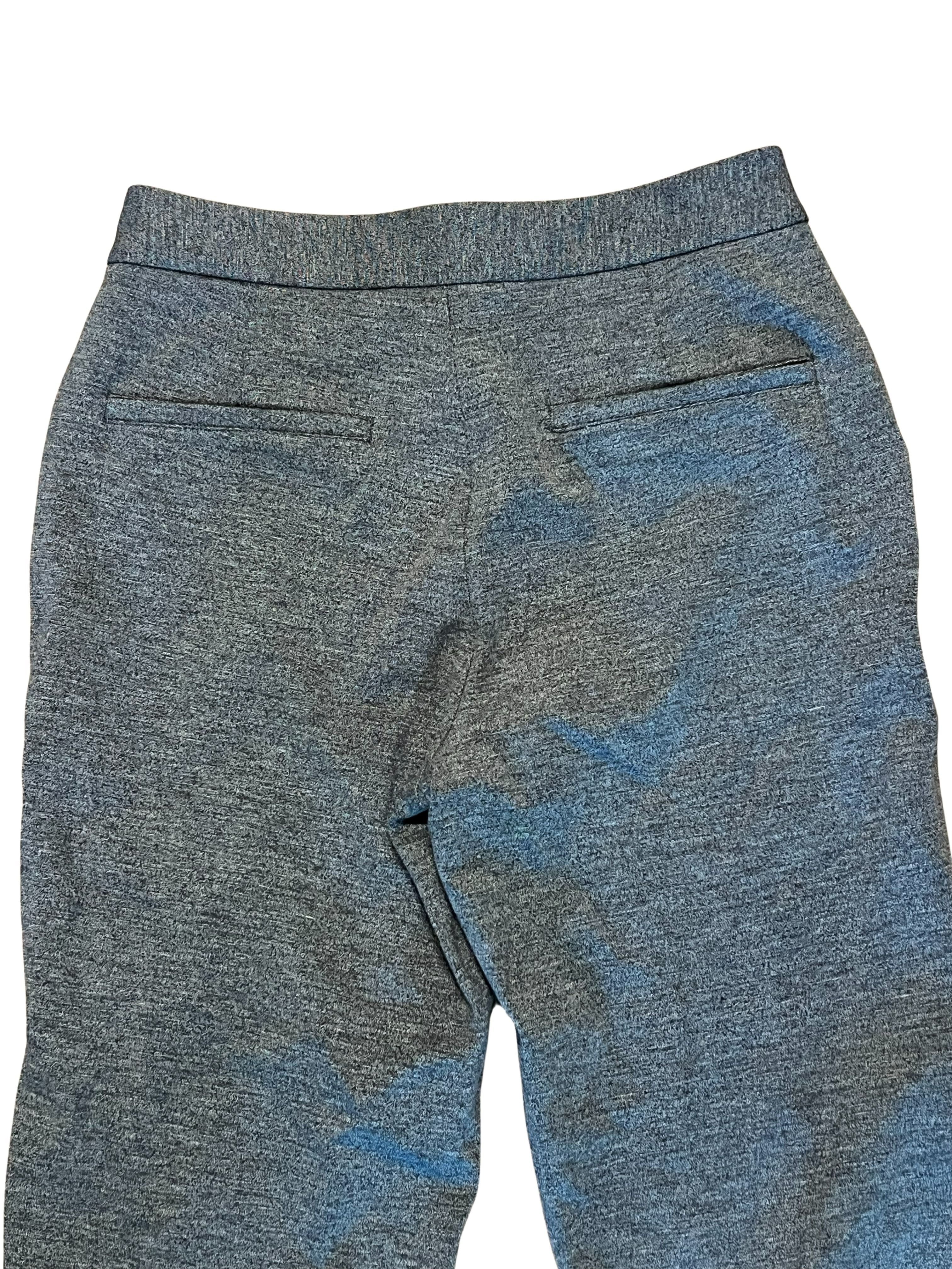 Lululemon Heathered Gray Slim Fit Pants with Snap Closure