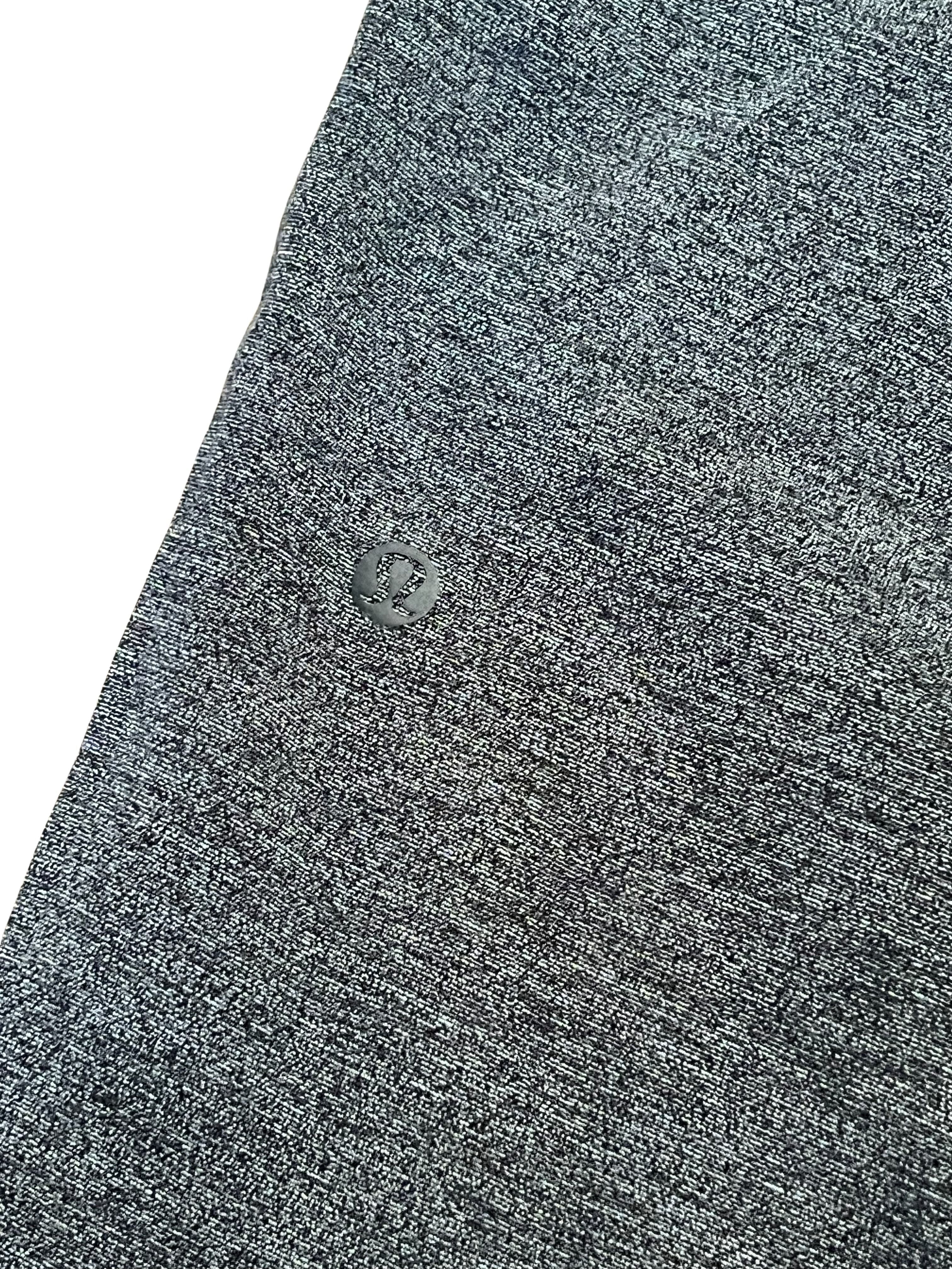 Lululemon Heathered Gray Slim Fit Pants with Snap Closure
