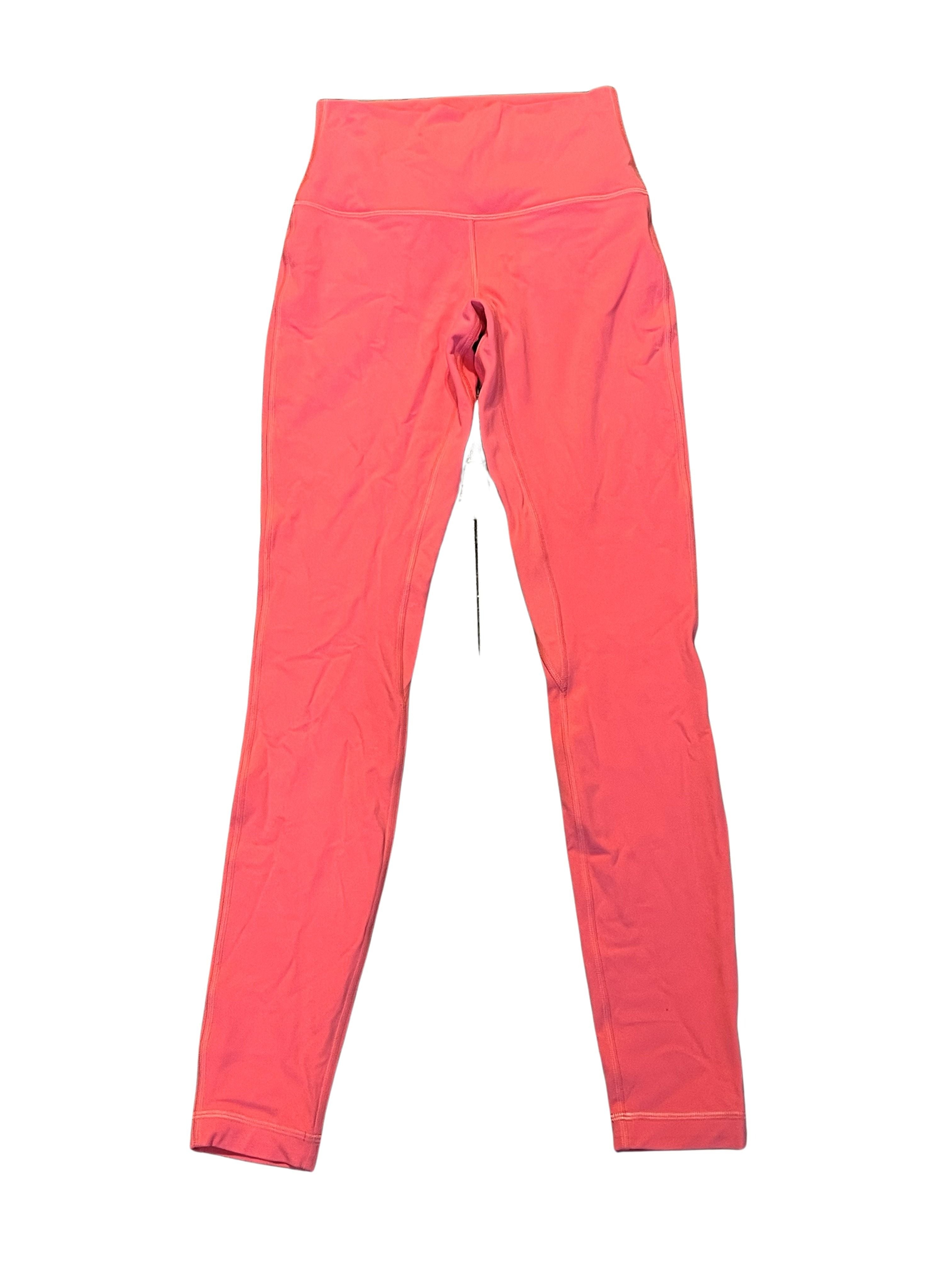 Lululemon Women's High-Rise Leggings Size 4 Coral Pink