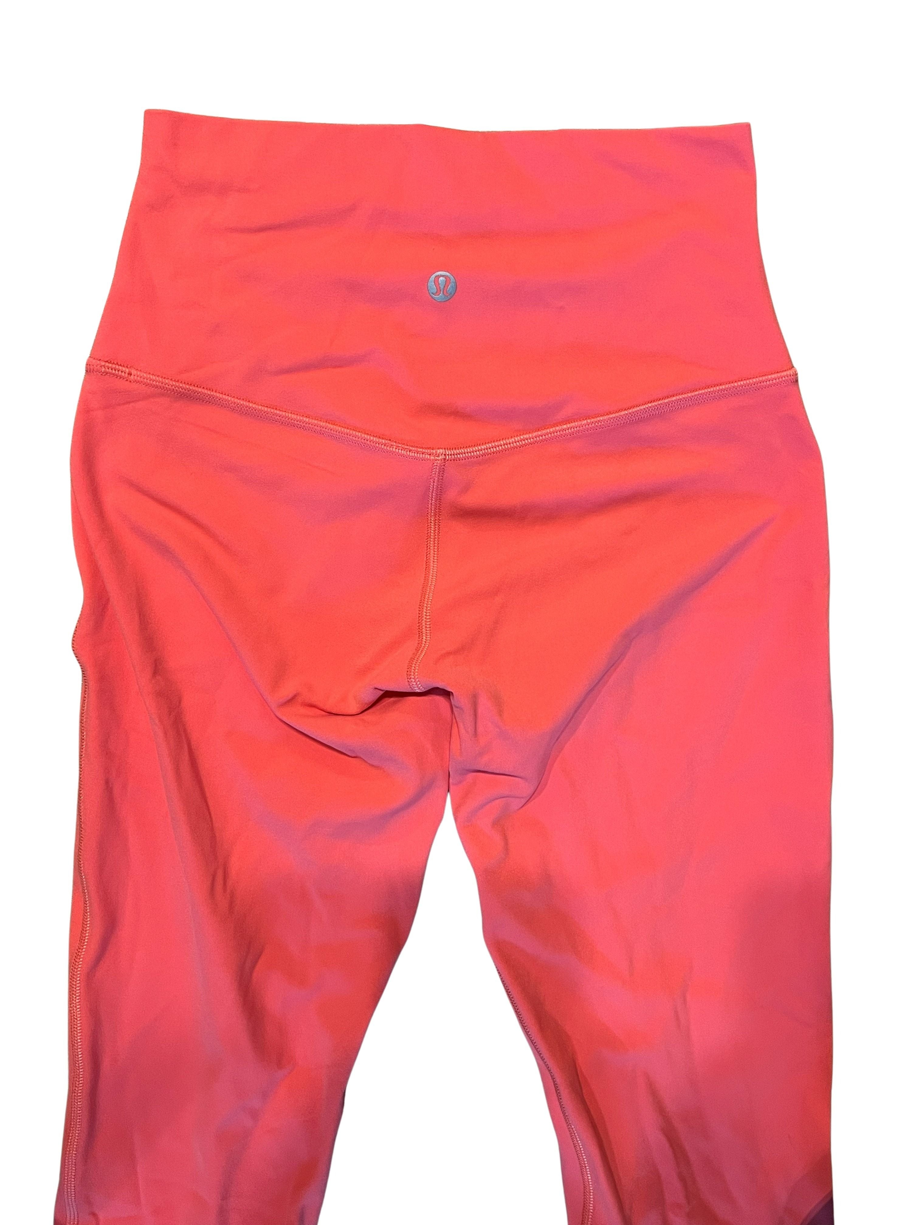 Lululemon Women's High-Rise Leggings Size 4 Coral Pink