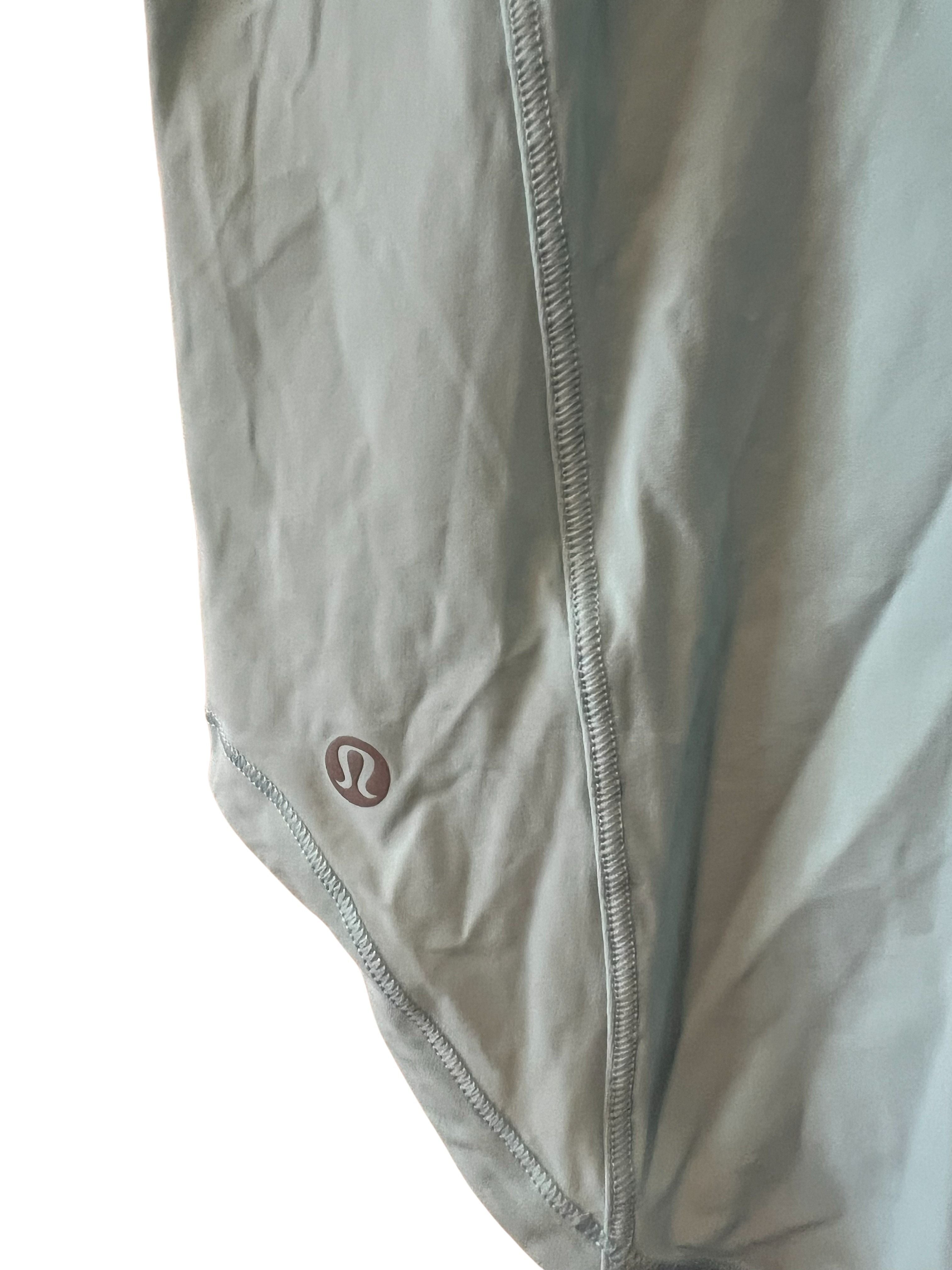Lululemon Light Blue Mesh Panel Racerback Tank Top