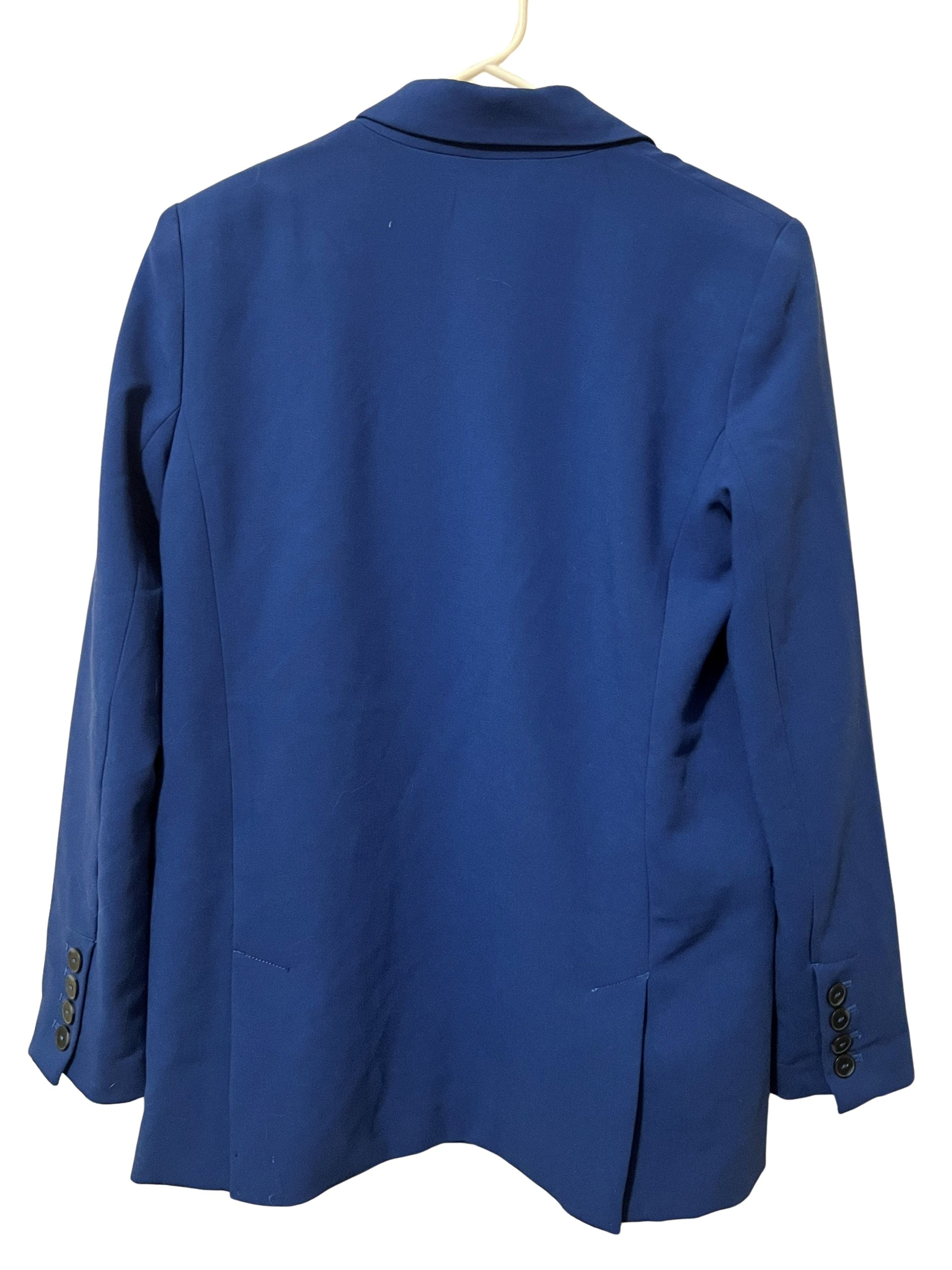 Maeve by Anthropologie Royal Blue Double-Breasted Blazer, Size 4