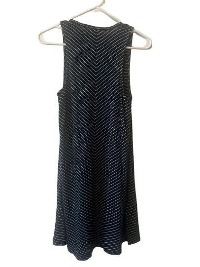 Madewell Navy Striped Sleeveless Swing Dress - Size S