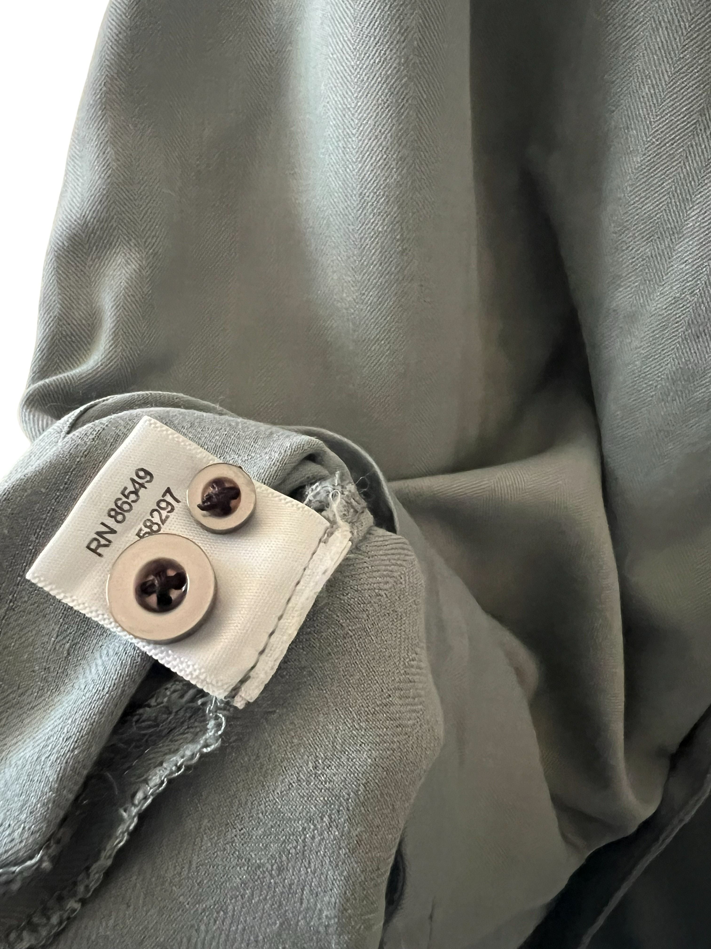 Tommy Bahama Men's Silk Blend Camp Shirt - Gray, Size L